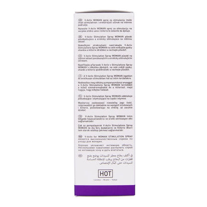 HOT - SPRAY ESTIMULANTE V-ACTIV PARA MULHERES 50 ML