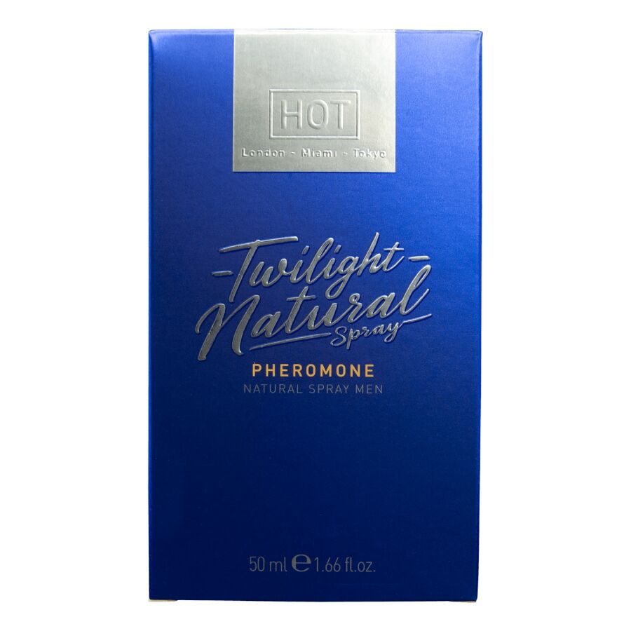 HOT - SPRAY NATURAL DE FEROMÔNIOS CREPÚSCULOS PARA HOMENS 50 ML