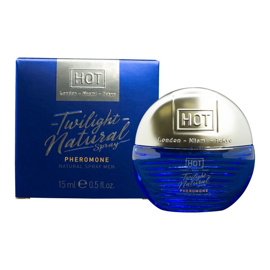 HOT - FEROMÔNIO CREPÚSCULO NATURAL PARA HOMENS 15 ML