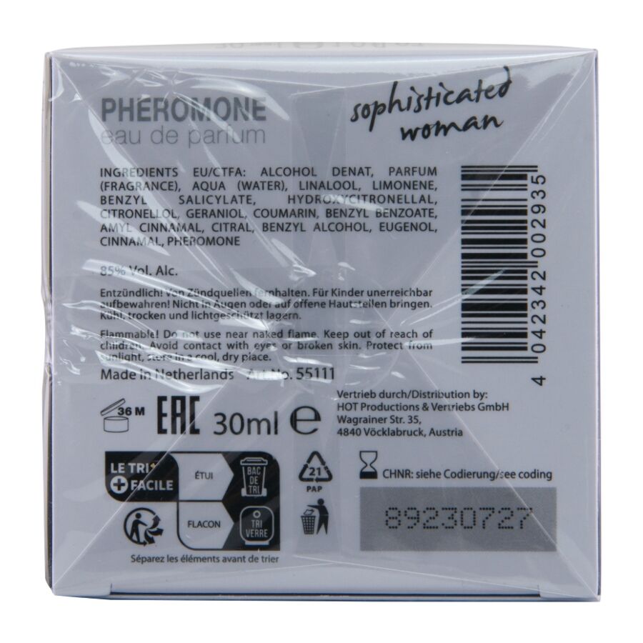 HOT - PERFUME DE FEROMÔNIOS LONDON MULHER SOFISTICADA 30 ML