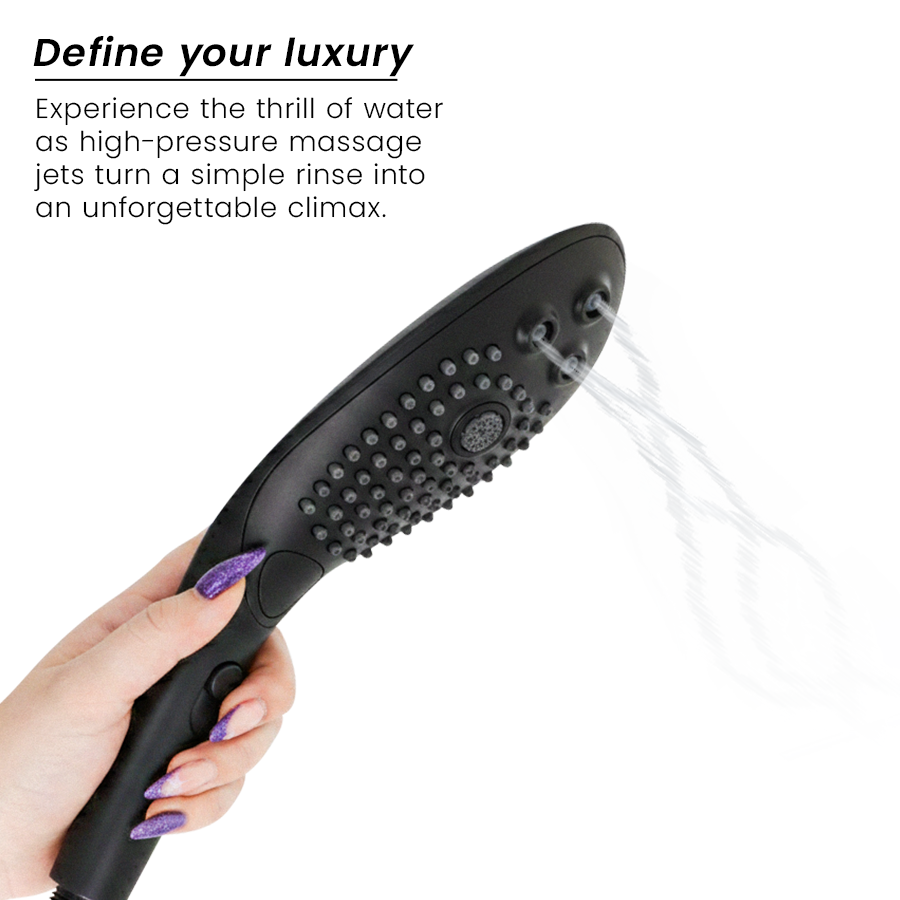 WOMANIZER - CHUVEIRO ESTIMULANTE CLITORIAL WAVE PRETO