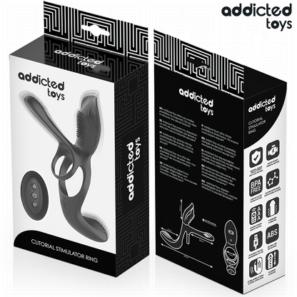 ADDICTED TOYS - ANEL PENIANO DUPLO COM ESTIMULADOR CLITÓRICO