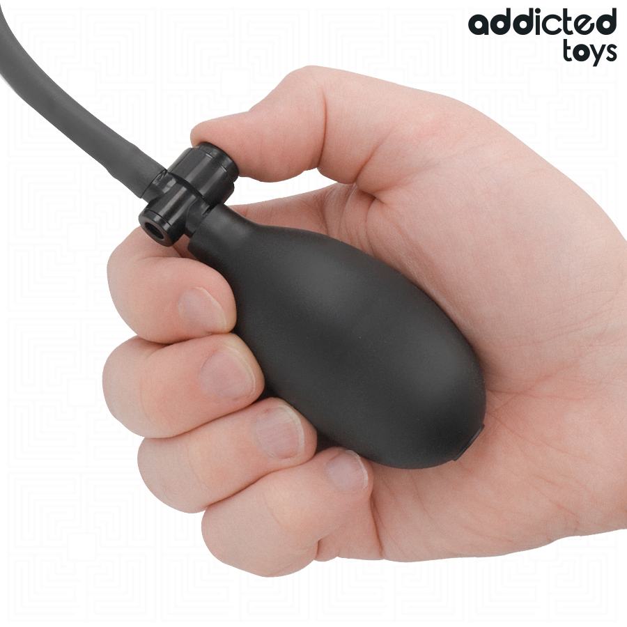 ADDICTED TOYS - PLUG ANAL DUPLO INFLÁVEL MODELO 1