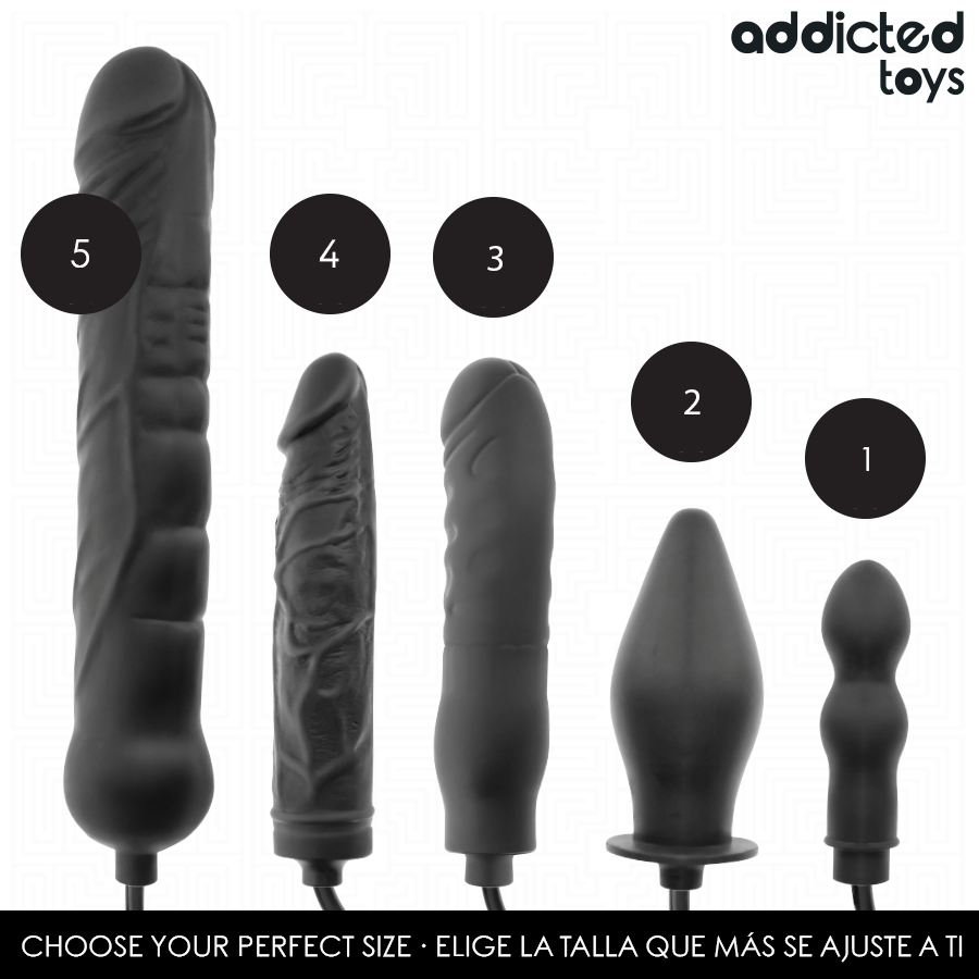 ADDICTED TOYS - PLUG ANAL INFLÁVEL MODELO 1