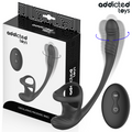 ADDICTED TOYS - PLUG ANAL COM VIBRAÇÃO, OSCILAÇÃO 360º E ESTIMULADOR DE TESTÍCULOS
