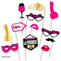 DIABLO PICANTE - CONJUNTO PHOTOCALL PARTY MODELO 2 - 12 UNIDADES