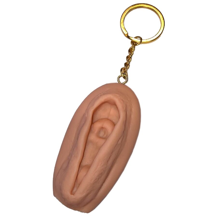 DIABLO PICANTE - CHAVEIRO VAGINA TOM CLARO