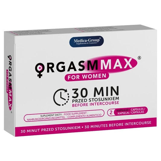 MEDICA GROUP - ORGASM MAX PARA MULHERES 2 CÁPSULAS
