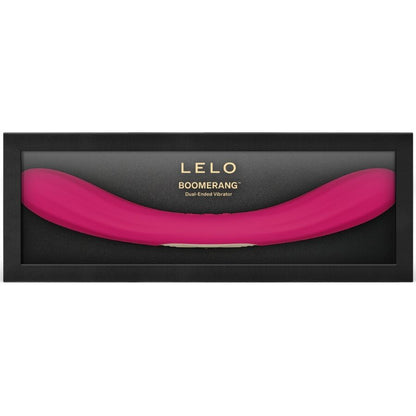 LELO - BOOMERANG VIBRADOR DE PONTA DUPLA CEREJA