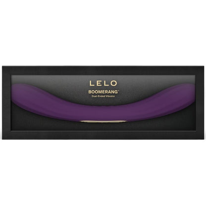 LELO - BOOMERANG VIBRADOR DE DUAS PONTAS ROXO