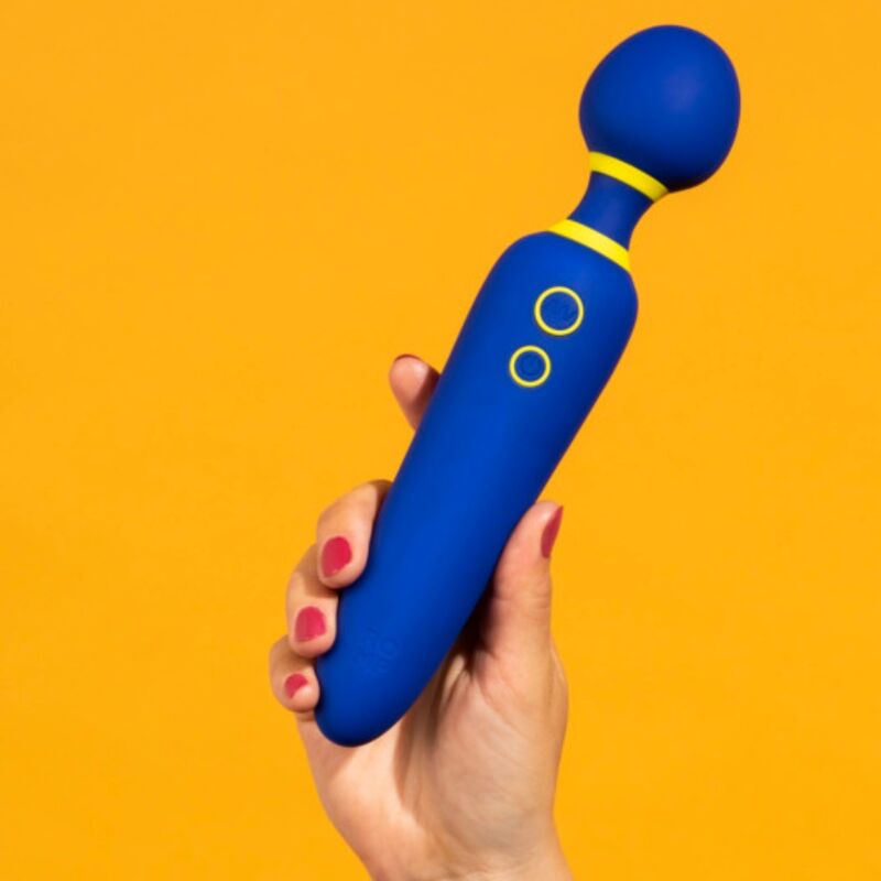 ROMP - FLIP VARIANTE VIBRATÓRIA SILENCIOSA COM 10 MODOS AZUL