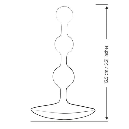 ROMP - AMP CONTAS ANAL DE SILICONE FLEXÍVEIS ROXAS 12,5 CM ROXAS