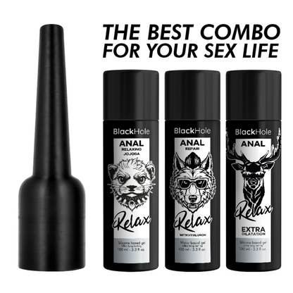 BLACK HOLE - APLICADOR DE LUBRIFICANTE ANAL TAMANHO G 100 ML
