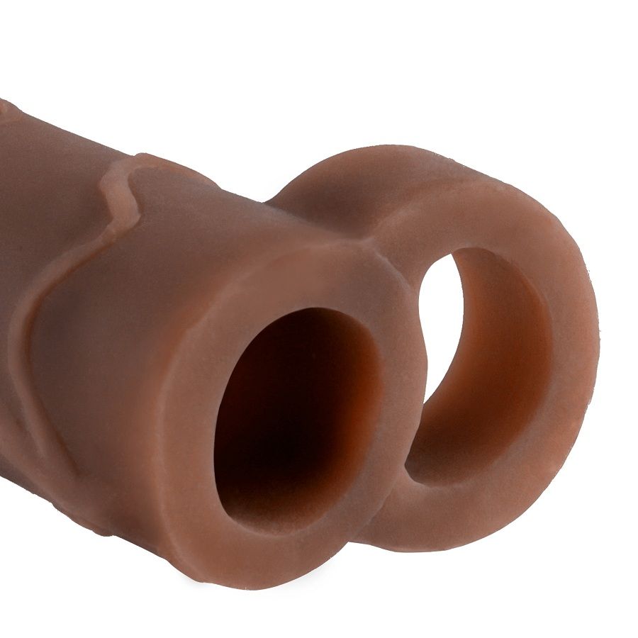 FANTASY X- TENSIONS - PERFECT 2 EXTENSION BALL STRAP BROWN LEATHER