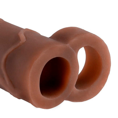 FANTASY X- TENSIONS - PERFECT 2 EXTENSION BALL STRAP BROWN LEATHER