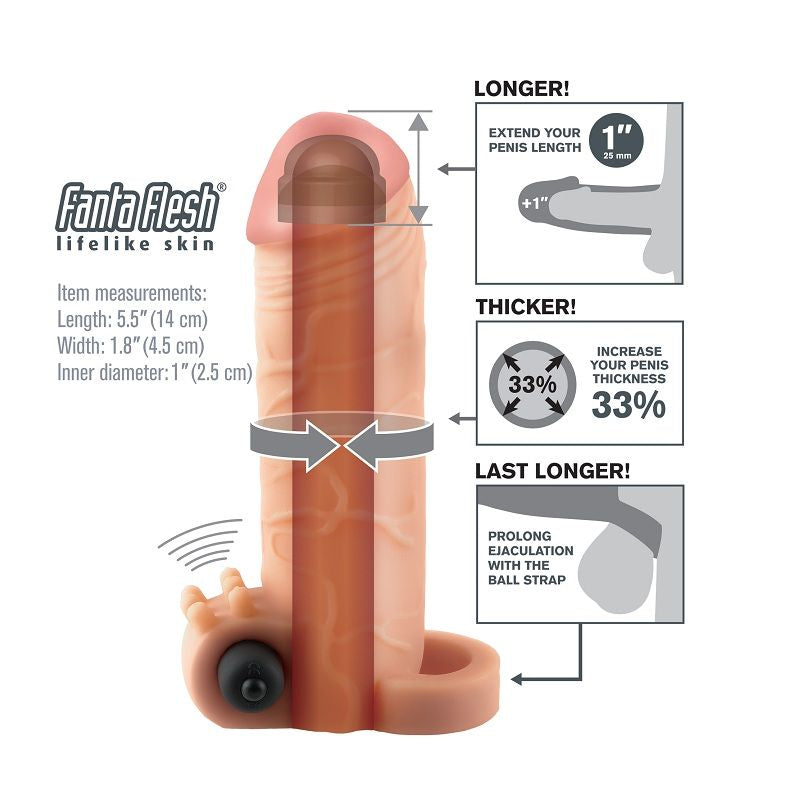 FANTASY X-TENSIONS - REAL SENSATION EXTENSION 1 VIBRATING