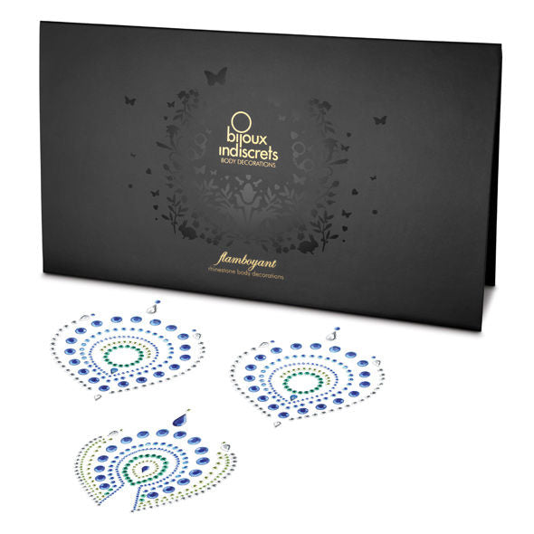 BIJOUX - INDISCRETS FLAMBOYANT AZUL Y VERDE