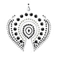 Bijoux - Indiscrets Flamboyant Negro & Plata
