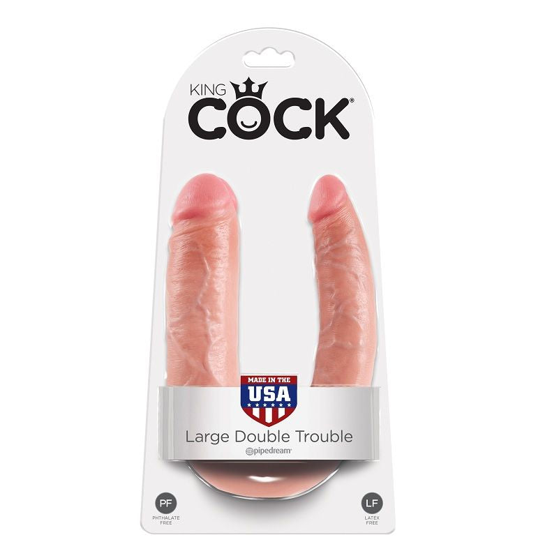 KING COCK - U-SHAPED LARGE DOUBLE TROUBLE MEAT