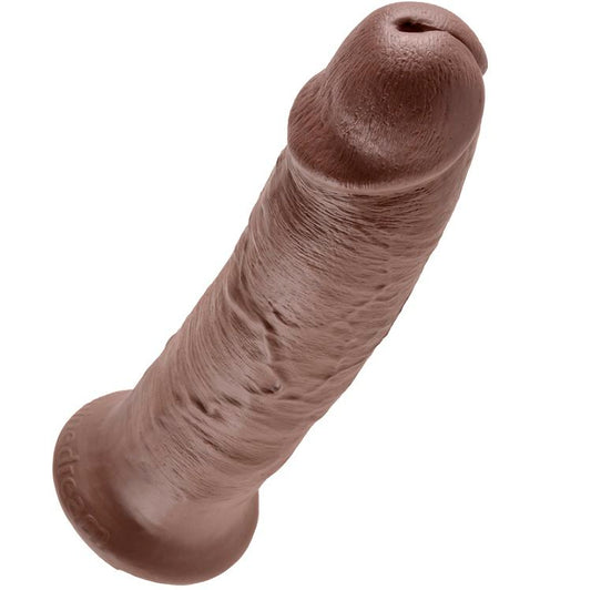 KING COCK - 10 DILDOS MARRONES 25,4 CM