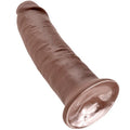 King Cock - 10 Dildo Marrom 25.4 Cm