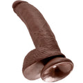 King Cock - 9 Dildo Marrón Con Bolas 22.9 Cm