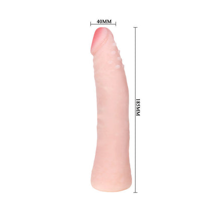 BAILE - DILDO DE SILICONA CON TACTO DE PIEL REALISTA DE 19 CM COLOR DE CAJA ALEATORIO