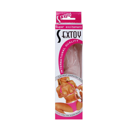 BAILE - DILDO DE SILICONA CON TACTO DE PIEL REALISTA DE 19 CM COLOR DE CAJA ALEATORIO