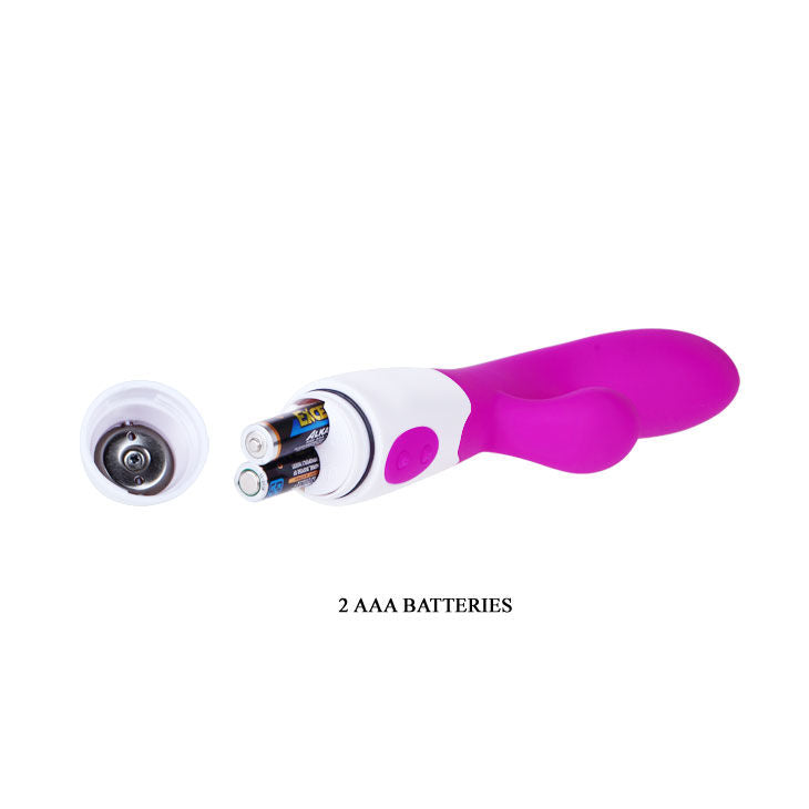 PRETTY LOVE - VIBRADOR ALVIS CON ESTIMULADOR DE CLÍTORIS
