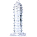Baile - Bainha Para Pénis Com Pontos Estimulantes Transparente 14 Cm