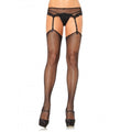 Leg Avenue - Meias Net Sem Silicone Autoadesivo Superior