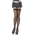 Leg Avenue - Small Fishnet Tights with Lace Model 2