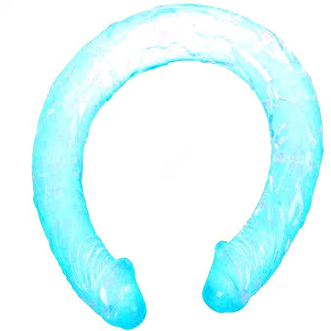 DANCE - BLUE DOUBLE DONG 44.5 CM