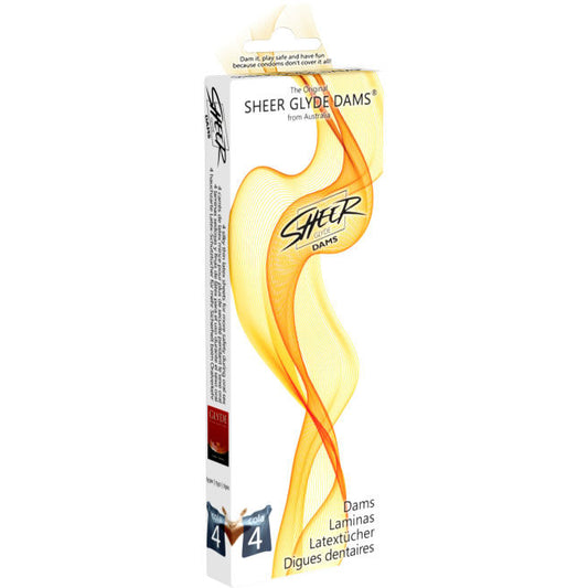 SHEER GLYDE - DAMS BLADES LATEX ORAL SEX TAIL