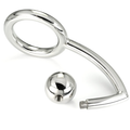 Metal Hard - Anel De Galo Com Gancho Anal Intruso 45Mm