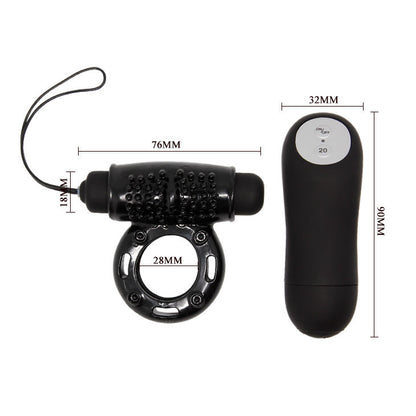 BAILE - BLACK REMOTE CONTROL RING 20V