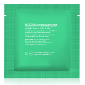 CONFORTEX - SINGLE DOSE LUBRICANT 6ML BOX / BAG 100 UNITS
