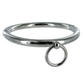 Metal Hard - Colar Bdsm Com Anel 18Cm
