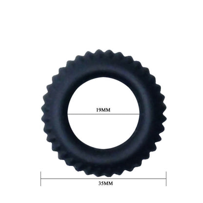 BAILE - ANILLO PARA PENE TITAN NEGRO 1.9 CM 