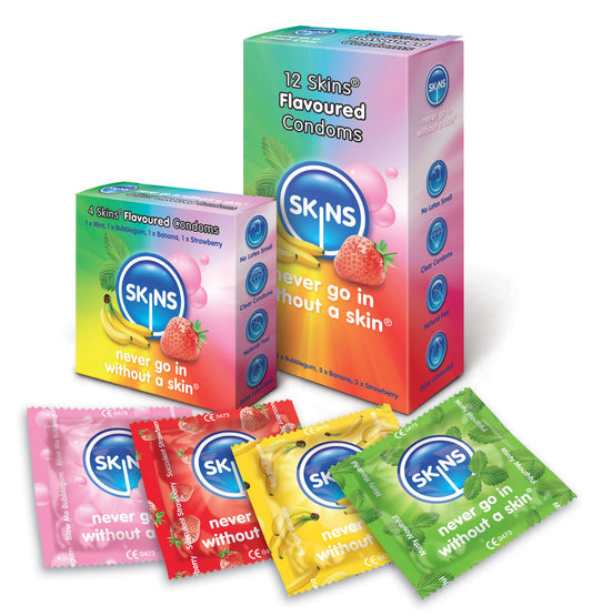 SKINS - LEATHER FLAVORS CONDOMINIUM 12 PACK