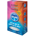 Skins - Preservativos surtidos de piel, paquete de 12