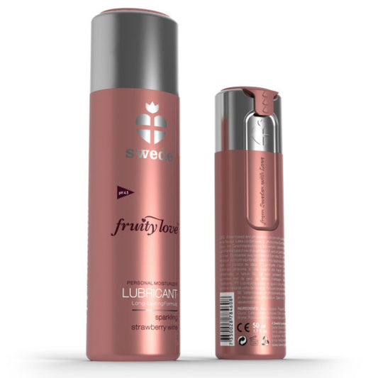 SWEDE - FRUITY LOVE SPARKLING LUBRICANT STRAWBERRY WINE 50 ML
