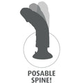 King Cock - Vibrador Dildo 15.24 Cm Natural