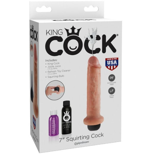 KING COCK - DILDO DE 17,8 CM CON CORRIDA