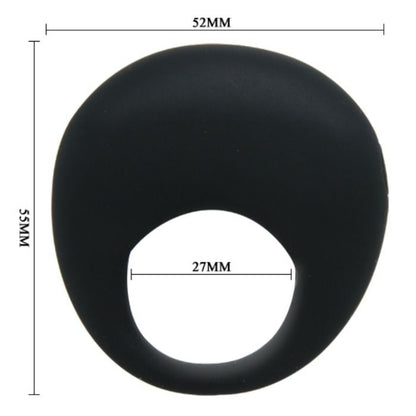 PRETTY LOVE - BLACK VIBRATING TRAP RING