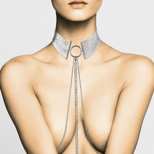 BIJOUX - COLLAR DESIR MÉTALLIQUE METALIZADO PLATA