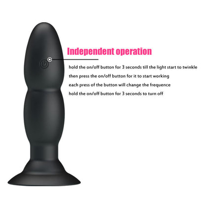PRETTY LOVE - VIBRADOR CON CONTROL REMOTO Y PLUG DE AMOR