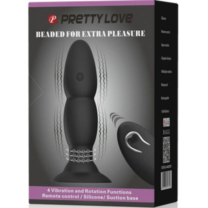 PRETTY LOVE - VIBRADOR CON CONTROL REMOTO Y PLUG DE AMOR
