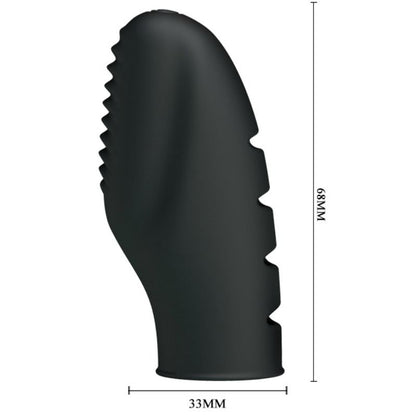 PRETTY LOVE - FLIRTATION STANFORD BLACK VIBRATING THIMBLE