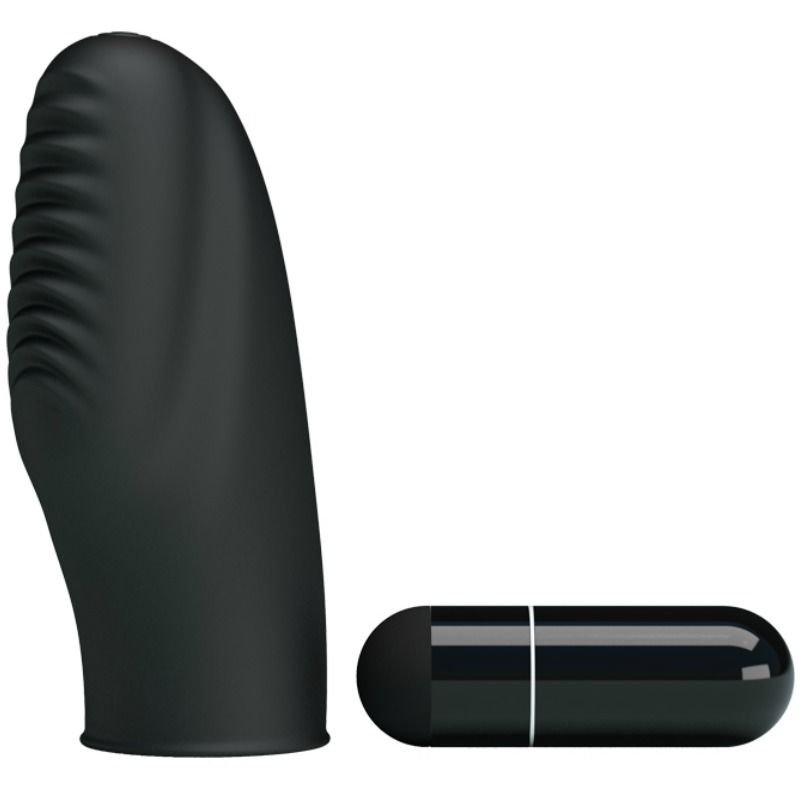 PRETTY LOVE - FLIRTATION STANFORD BLACK VIBRATING THIMBLE
